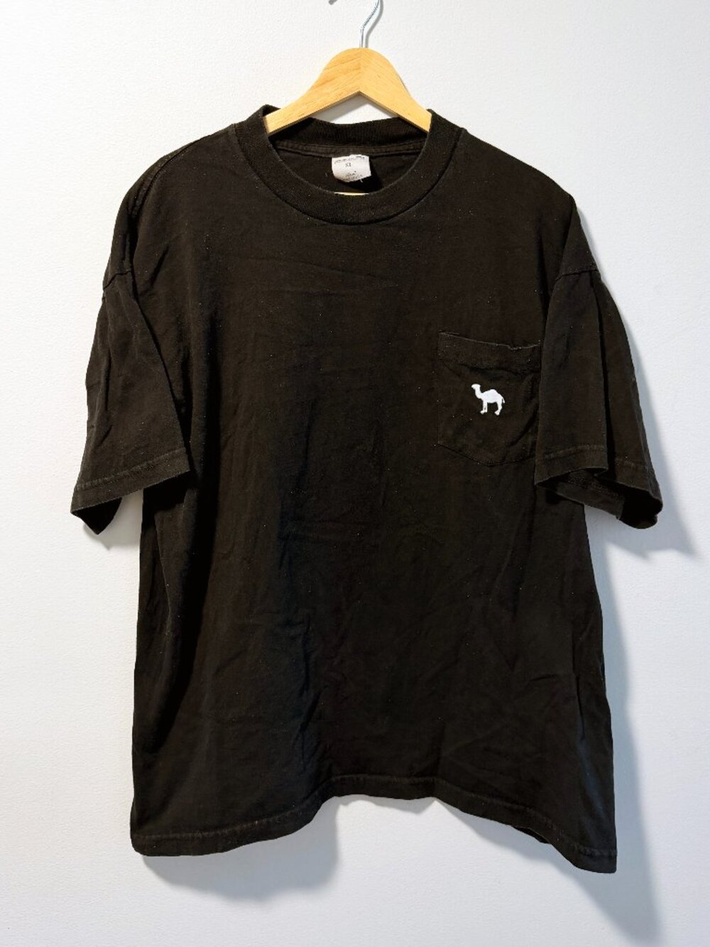 Vintage 90s Camel Cigarettes Viewer Discretion Pocket Tee - XL